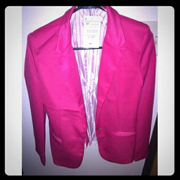 Hot pink blazer
