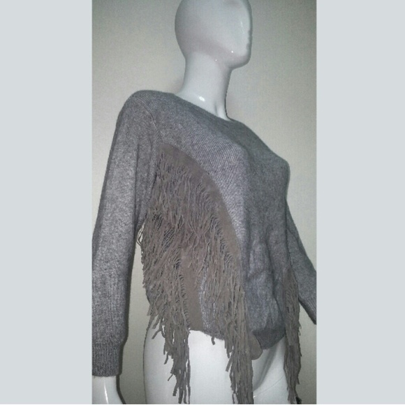 SOLD - Fringe Tassel Sweater - Picture 2 of 4