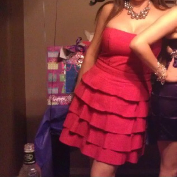 Glamorous red bebe dress M - Picture 1 of 4