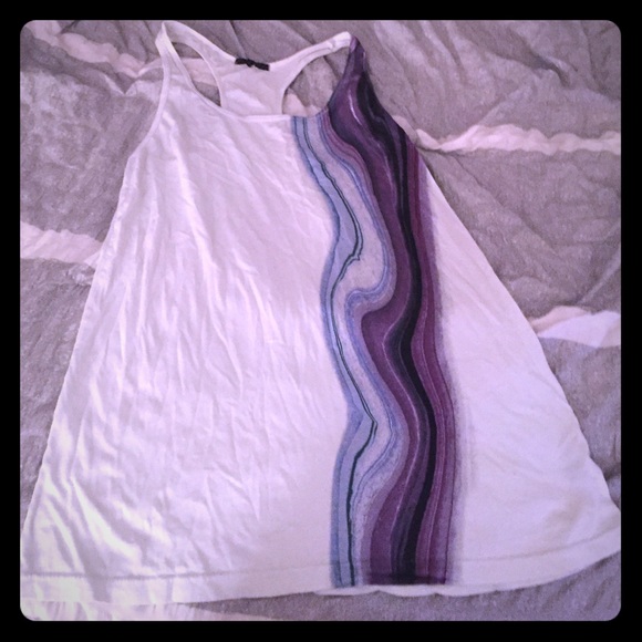 Off white graphic racerback tank size medium
