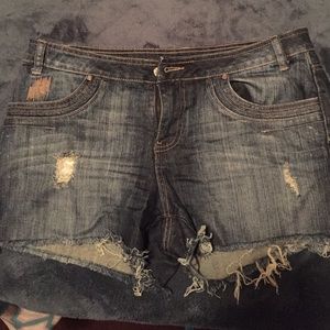 Dark wash Denim Shorts