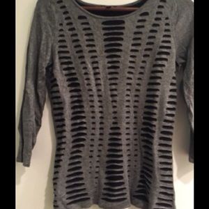 Express grey sweater