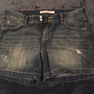 Medium Wash Denim Shorts