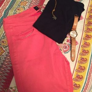 Bubblegum Pink Super Stretch Skinnies