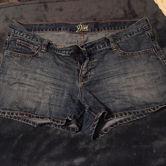 Denim shorts