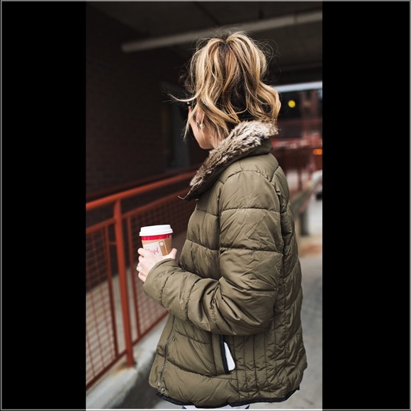 Olive Green Winter Jacket- Old Navy