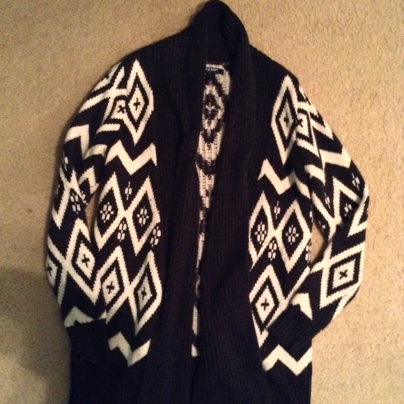 Black & White Aztec Cardigan