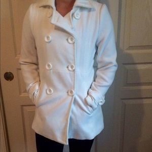 White Peacoat !!
