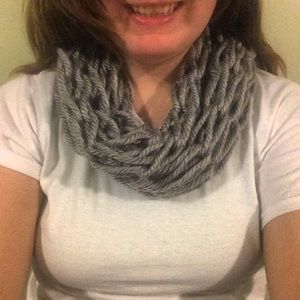 Gray scarf!