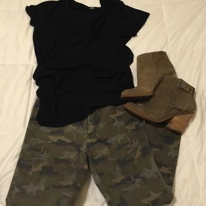 H&m camo skinnies