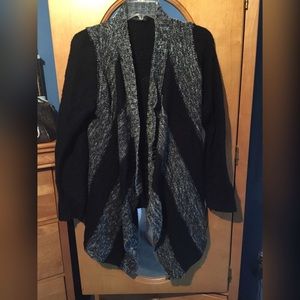 Black and grey cardigan