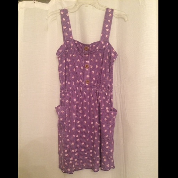 Purple Flower Dress
