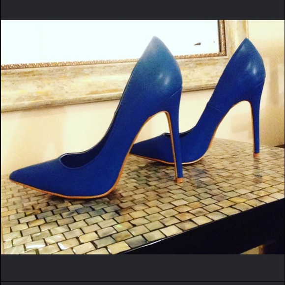 Royal Blue High Heels