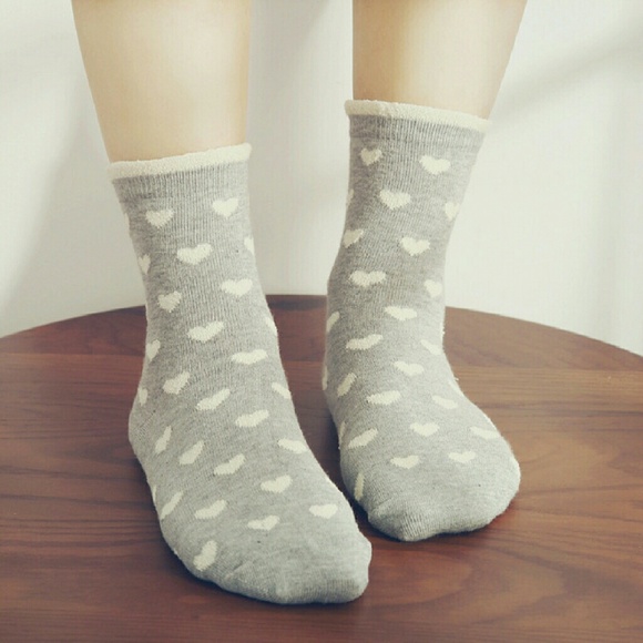 NWT Cozy Heart Socks