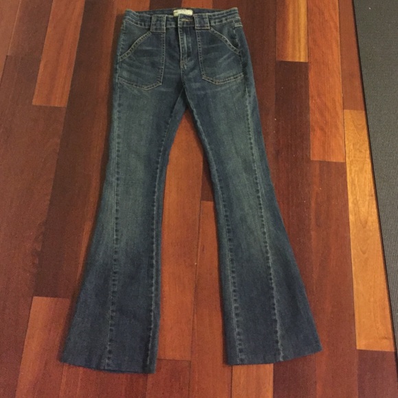 Free People skinny flare jeans