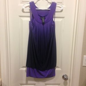 Purple ombré cocktail dress size small