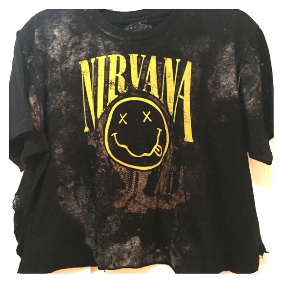 Custom designed Nirvana band tee