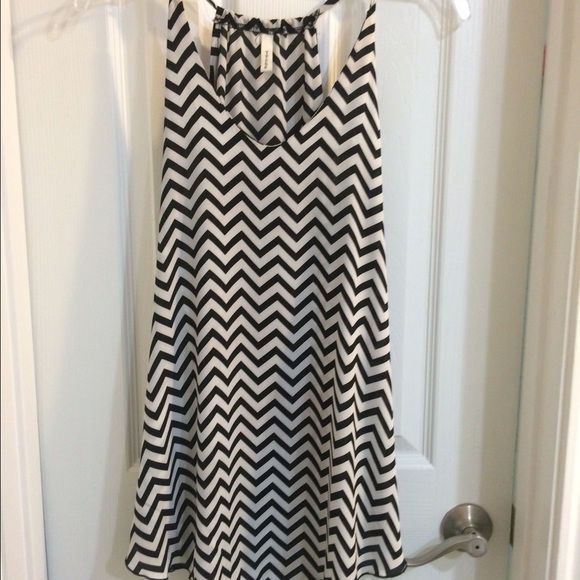 Chevron tank top blouse dressy