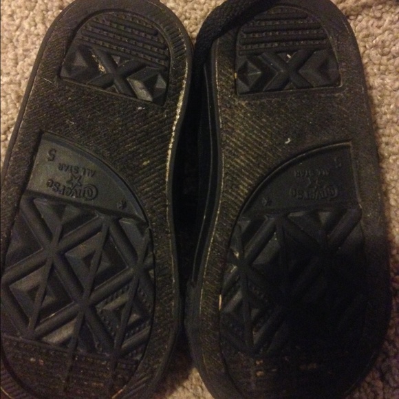 Converse unisex size 5 black - Picture 2 of 4