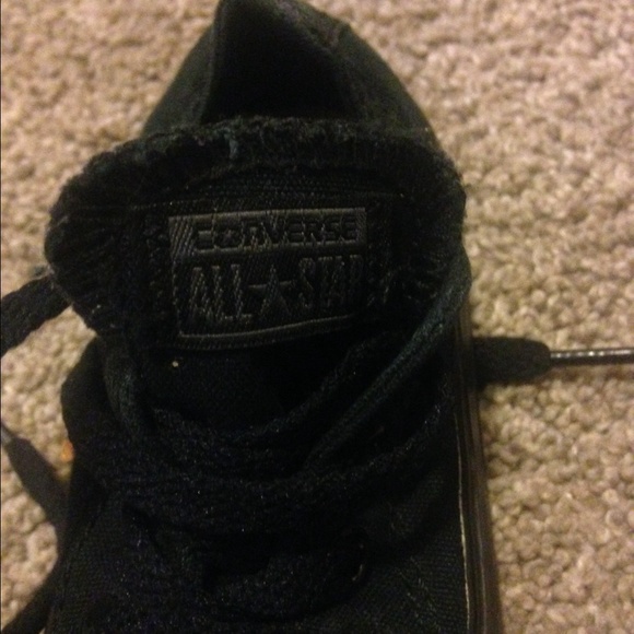 Converse unisex size 5 black - Picture 3 of 4