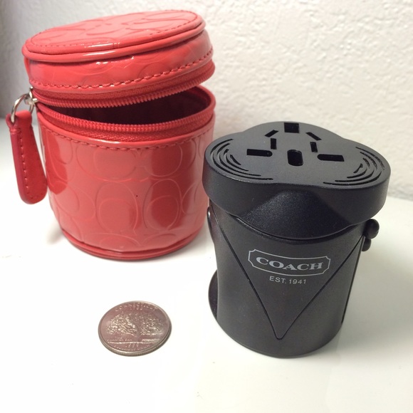 COACH - World Travel Adapter and Case