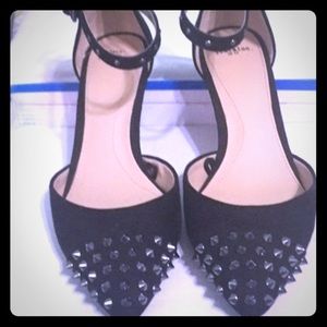 Silver studded Zara heels