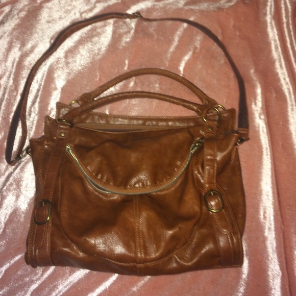 Mod cloth "Searching For Sea Glass" Bag in Brown