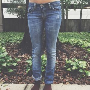 Diesel distressed skinny jeans