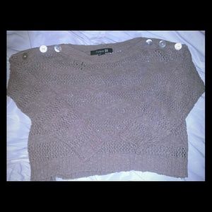 Knitted half sweater