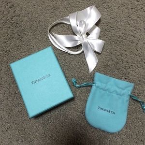 Tiffany box and jewelry bag
