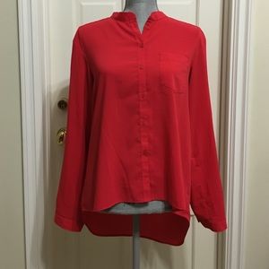 Frenchi red blouse