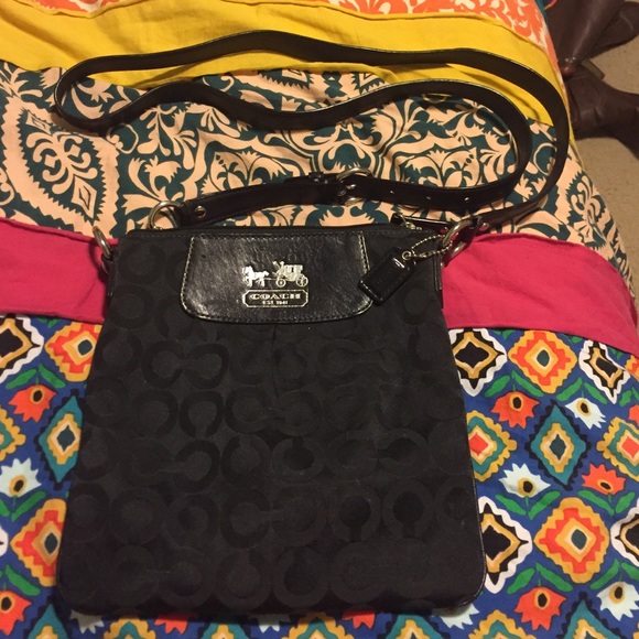 Coach Handbags - Small simple black Coach crossbody