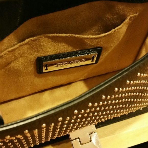 SOLD OUT ! $1400 NEW JIMMY CHOO REBEL STUDDED BAG - Picture 3 of 3