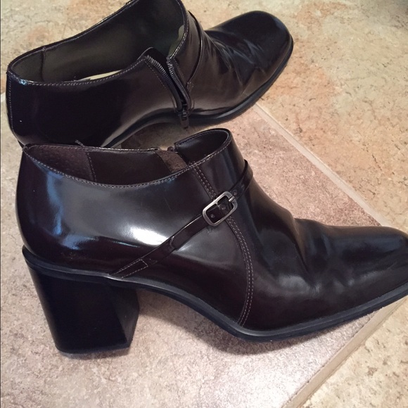 Pazzo brown leather ankle booties from Nordstrom