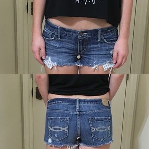Denim shorts