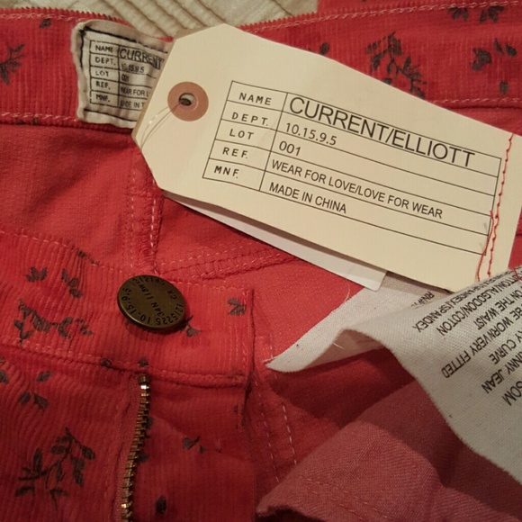 🔥STEAL🔥Current Elliot The Ankle Skinny Cord - Picture 4 of 4