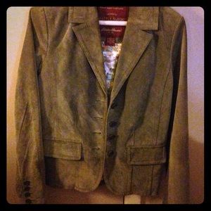 Small Gently Used Eddie Bauer Suede Jacket