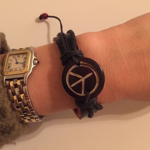 Leather bracelet
