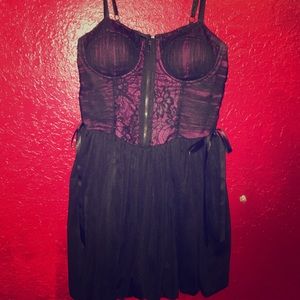 Gothic style cocktail dress