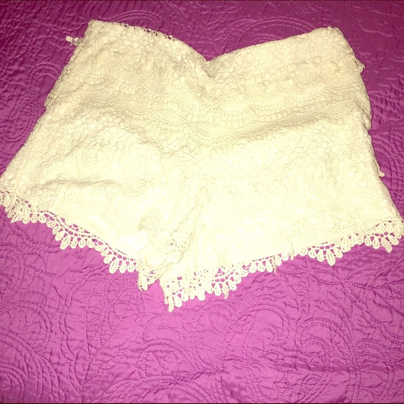 Crochet shorts