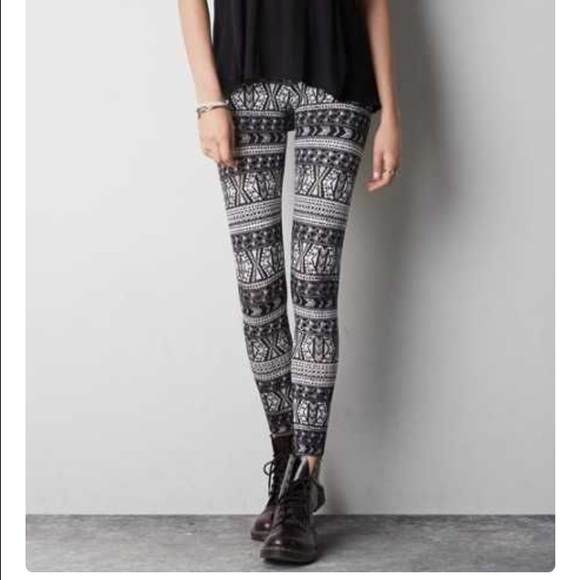 AE printed stripe legging