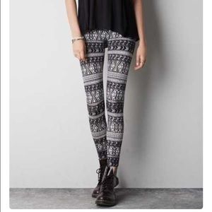 AE printed stripe legging