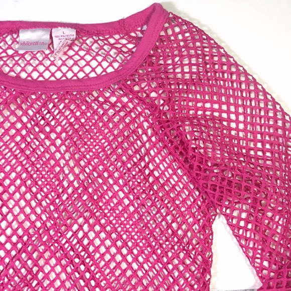 Pink Fishnet Top 2025