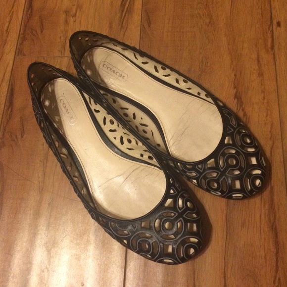 Black Cage Coach Flats