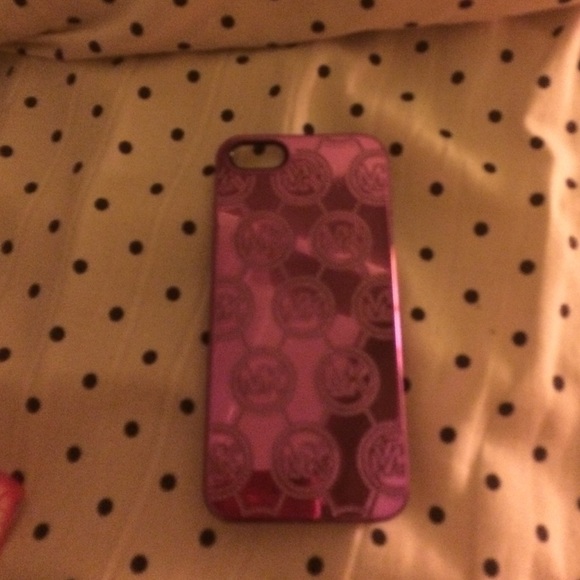 Purple iPhone 5s Michael Kors case