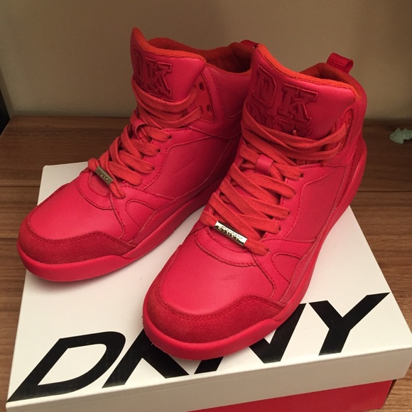 dkny red sneakers