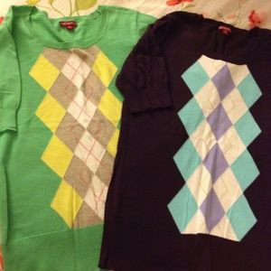 Bundle SS Merona Argyle Shirts
