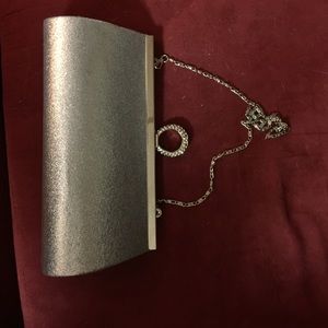 Sliver glitter bag