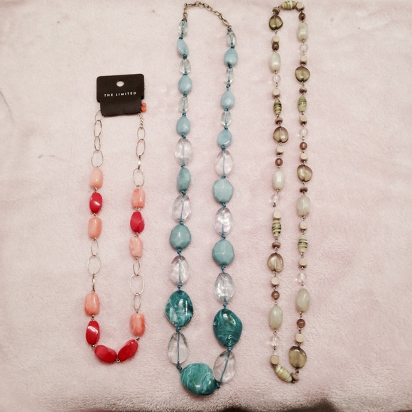 Three Beaded Necklaces