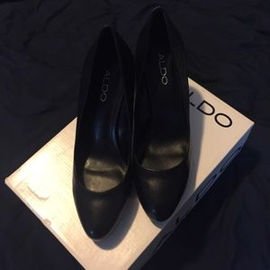 Black Aldo Pumps, Size 7.5